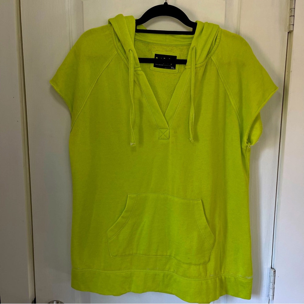 Marc New York Cap Sleeve Hooded Sweatshirt Size XL